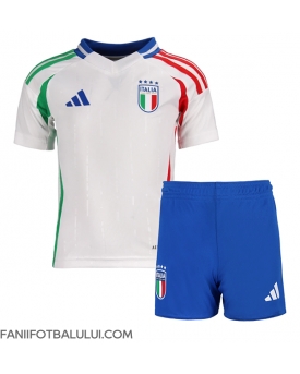 Italia Echipament de Fotbal Replică European 2024 Copii Deplasare (+ Șorturi)